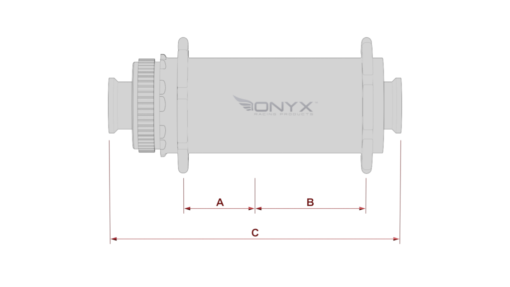 Onyx Vesper Mtb Boost Cl Hook Thru Bolt Front Hub Onyx Racing