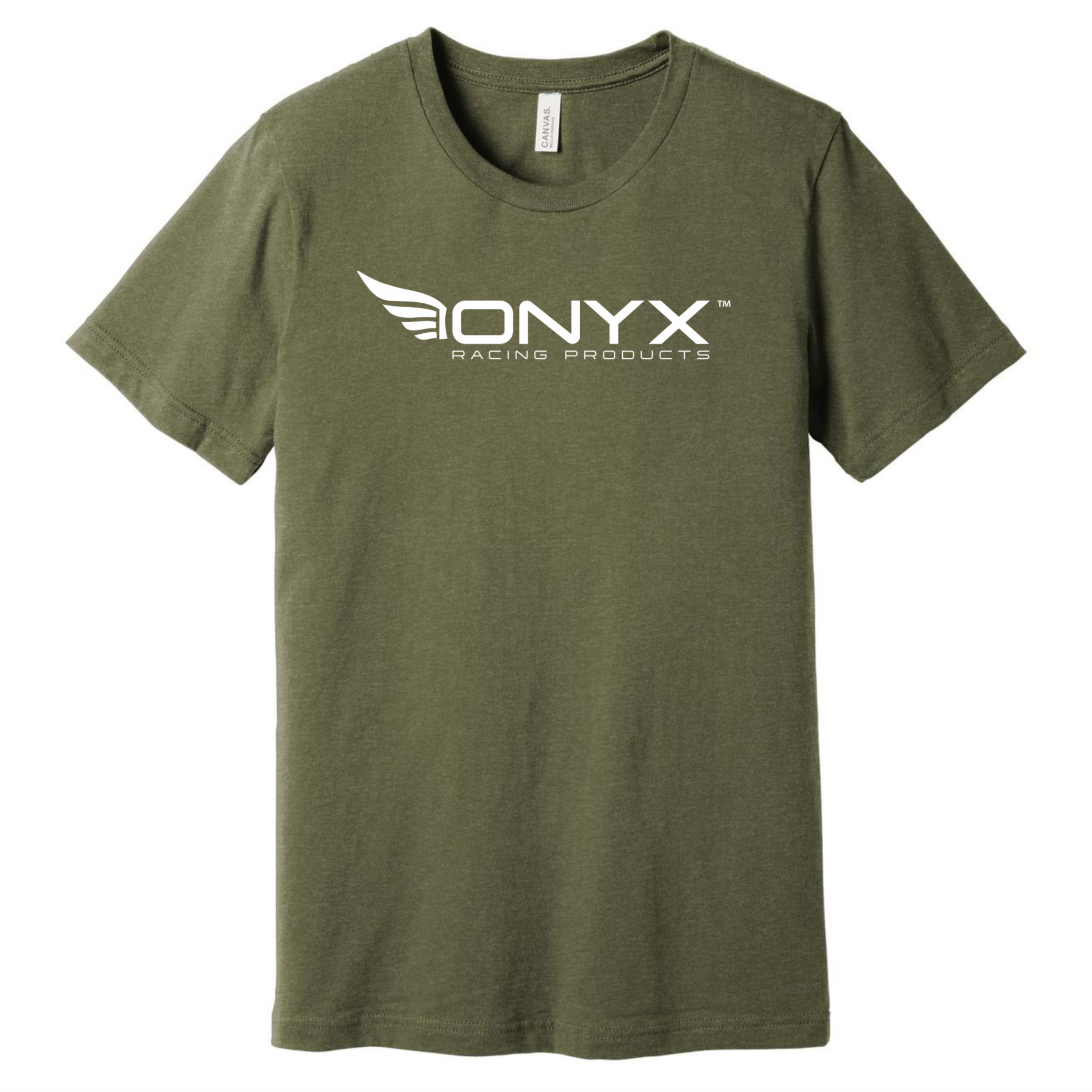 Onyx TShirt Logo White Onyx Racing Products
