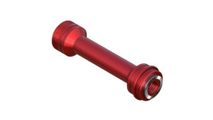 Onyx Axle, Front - 100-10mm Bolt 100708 in Red