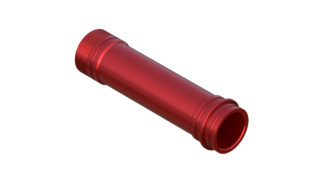 Onyx Axle, Front - BMX 100-20mm Thru 040974 in Red