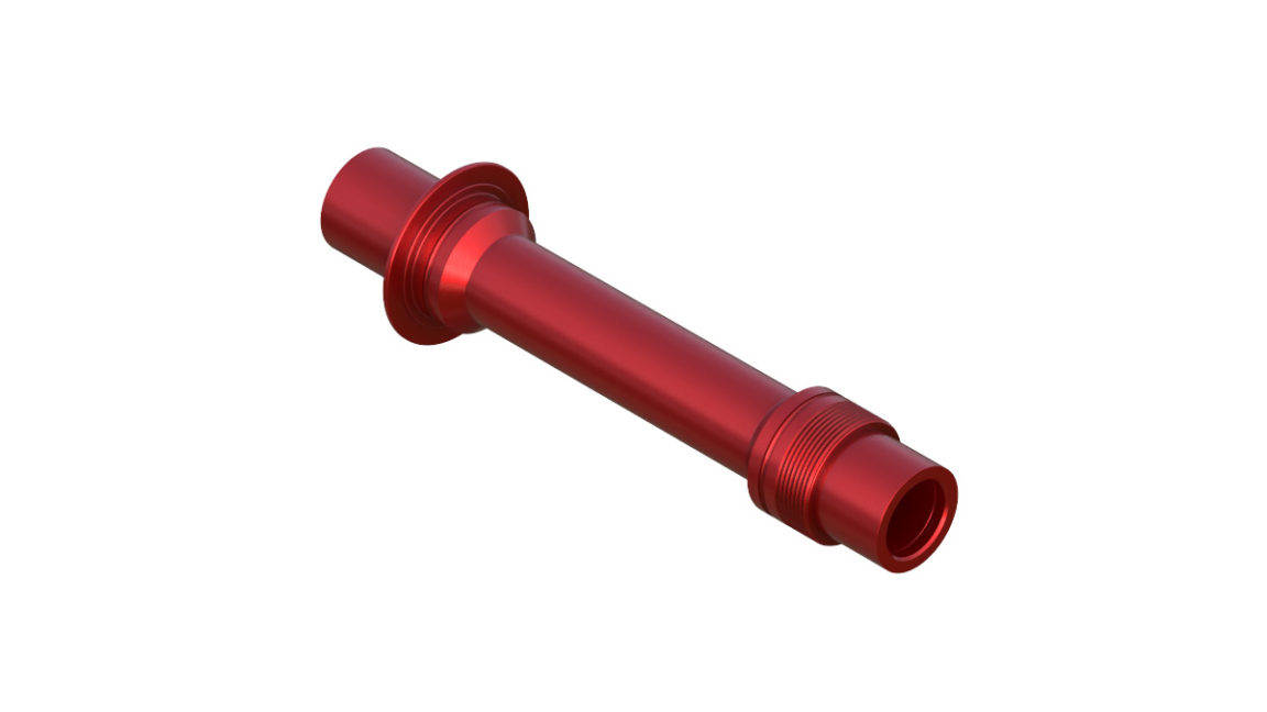Onyx Axle, Front - FAT ISO 142-15mm Thru 094406 in Red