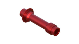 Onyx Axle, Front - MTB BOOST ISO 110-15mm Thru 090329 in Red