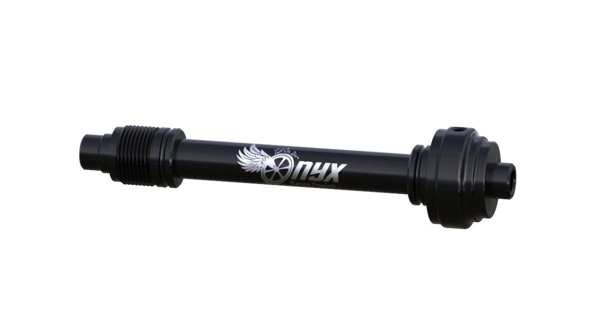 Onyx Axle, Front - ROAD 083149 Onyx Logo in Black