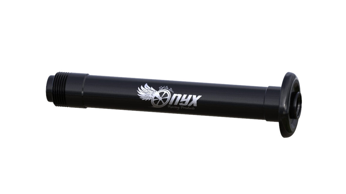 Onyx Axle, Rear - TRACK 099022 Onyx Logo in Black