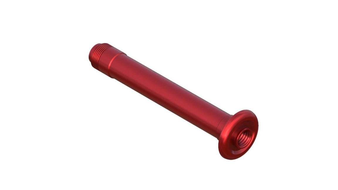 Onyx Axle, Rear - TRACK 099022 in Red