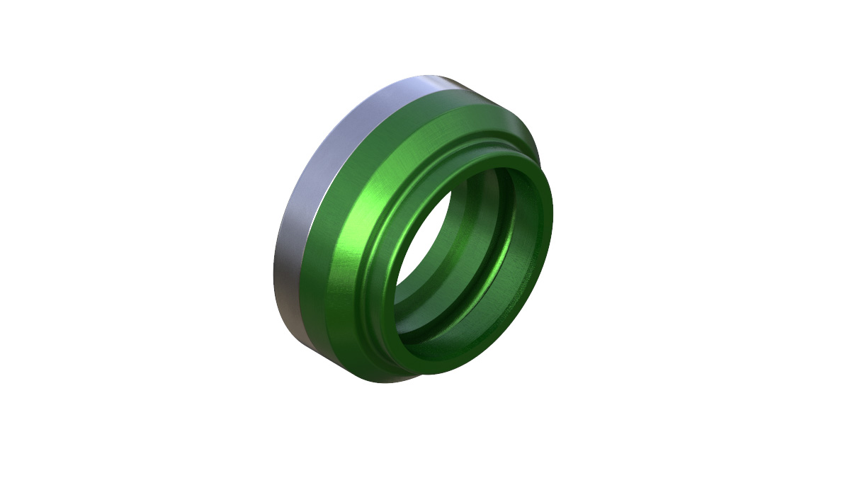 Endcap, Knurled - Left, 15mm Thru - Onyx Racing Products