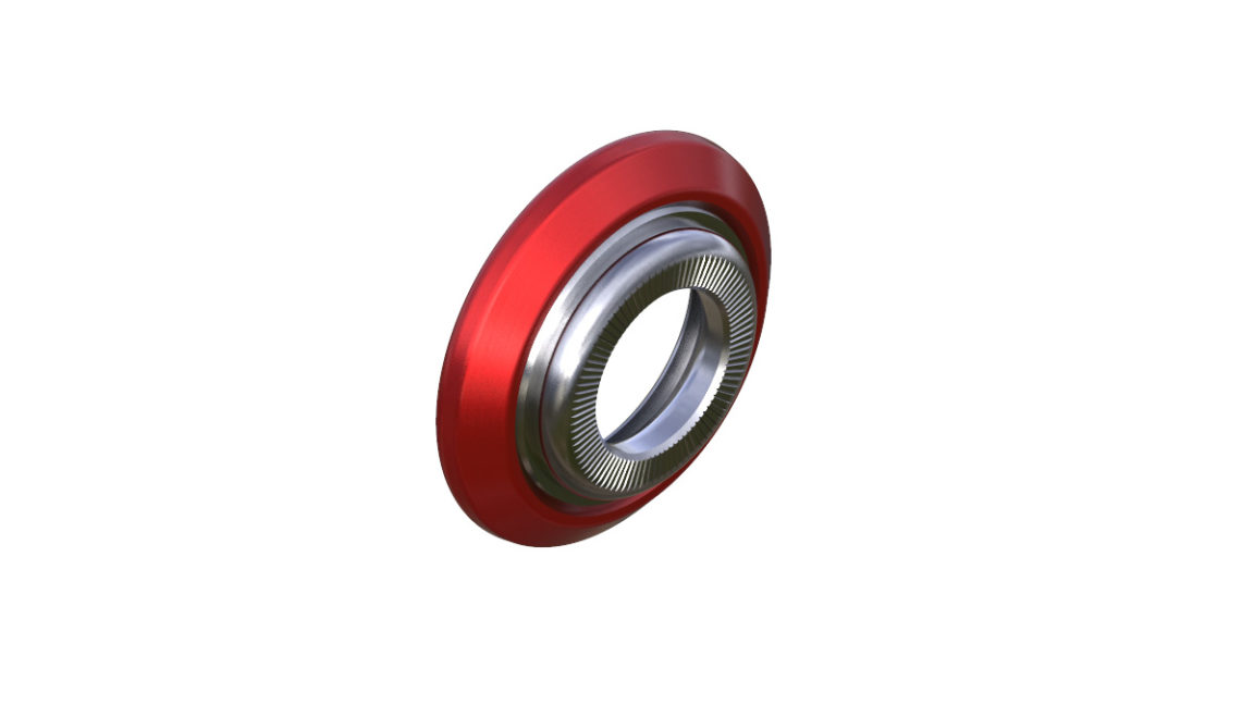 Onyx Endcap, Knurled - Right, 15mm Thru 100397 in Red