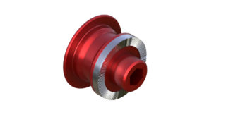 Onyx Endcap, Knurled - Right, CAMPY QR 101614 in Red