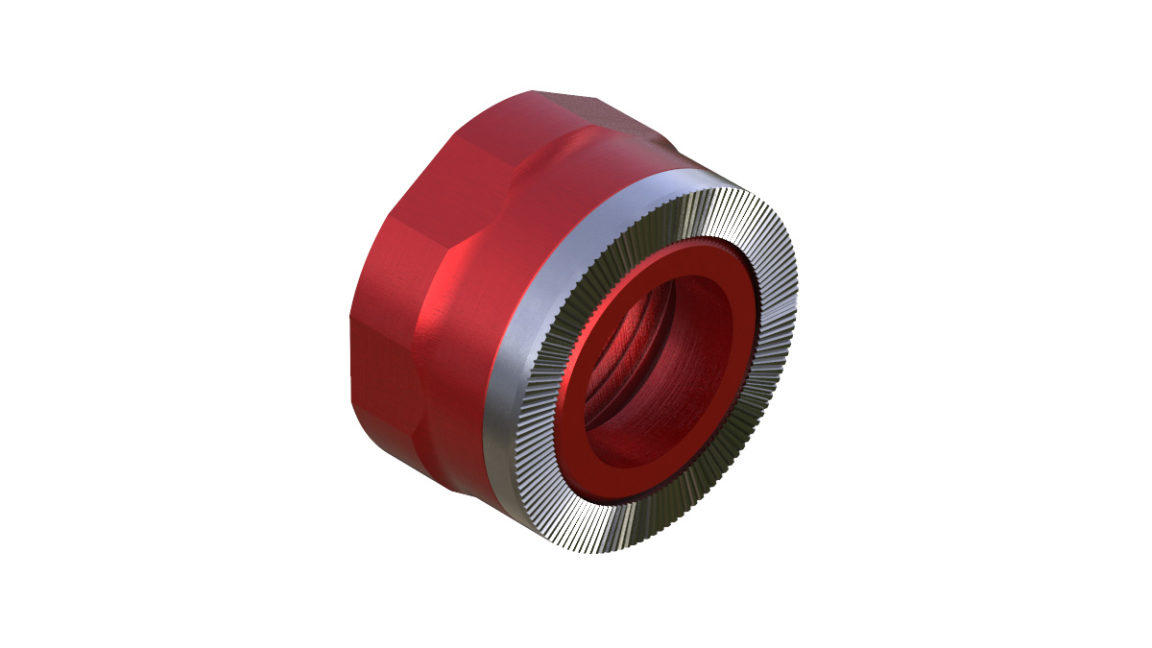 Onyx Endcap, Knurled - Right, XD 10mm Thru 100401 in Red