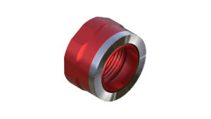 Onyx Endcap, Knurled - Right, XD 12mm Thru 100408 in Red
