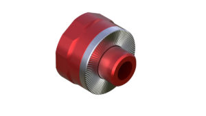 Onyx Endcap, Knurled - Right, XD QR 100405 in Red