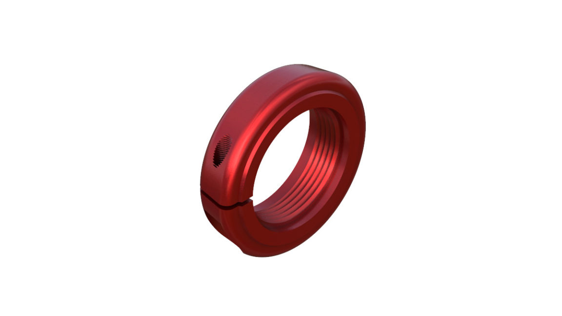 Onyx Nut, Locking - 20mm 041009 in Red