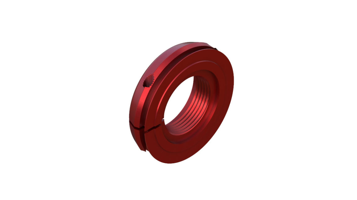 Onyx Nut, Locking, Seal - 17mm 095261 in Red