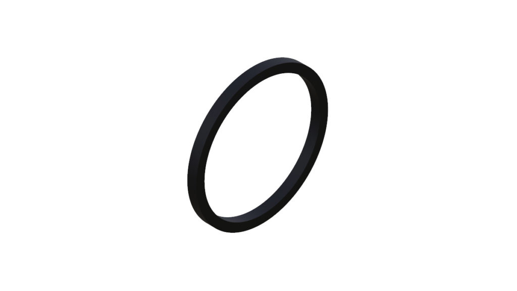 ORing, Square 1.0000 od x 0.88 id x .06 wide [Discontinued] Onyx