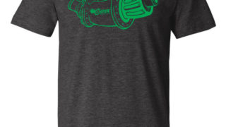 Onyx T-Shirt - Green Warped Hub - Onyx Racing Products